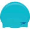 Speedo Junior Plain Moulded Swim Cap - Blue