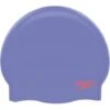 Speedo Junior Plain Moulded Swim Cap - Lilac -Aqua Fit Wear 70990d438