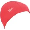 Speedo Polyester Swim Cap - Red -Aqua Fit Wear 710080000r
