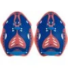 Speedo Power Paddles - Blue Flame/Fluro Tangerine