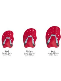 Speedo Tech Hand Paddles - Lava Red, Chilli Blue & Grey -Aqua Fit Wear 73312d699 5