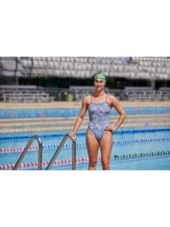 AMANZI Pro One Piece - Shimmer Pop 11 AMANZI Pro One Piece - Shimmer Pop -Aqua Fit Wear amanzi pro one piece shimmer pop am10306 2