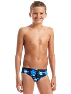 AMANZI Skulduggery Boys Briefs -Aqua Fit Wear amanzi skulduggery boys briefs am16181 1