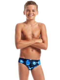 AMANZI Skulduggery Boys Briefs -Aqua Fit Wear amanzi skulduggery boys briefs am16181