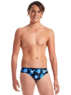 AMANZI Skulduggery Mens Briefs -Aqua Fit Wear amanzi skulduggery mens briefs am20181 1