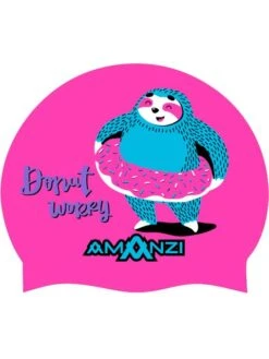 AMANZI Swim Cap - Donut Worry