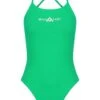 AMANZI Tie Back One Piece - Emerald 1 AMANZI Tie Back One Piece - Emerald -Aqua Fit Wear amanzi tie back one piece emerald am19285