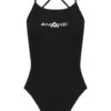 AMANZI Tie Back One Piece - Jet 1 AMANZI Tie Back One Piece - Jet -Aqua Fit Wear amanzi tie back one piece jet am19001