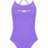 AMANZI Tie Back One Piece - Violet 2 AMANZI Tie Back One Piece - Violet -Aqua Fit Wear amanzi tie back one piece violet am19284 3