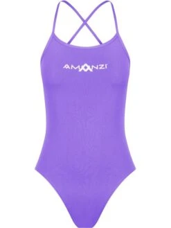 AMANZI Tie Back One Piece - Violet
