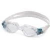 Aqua Sphere Kaiman Compact Clear Goggles - Clear & Turquoise 2 Aqua Sphere Kaiman Compact Clear Goggles - Clear & Turquoise -Aqua Fit Wear aqua sphere kaiman ladies clear goggles clear aqua 171300 2