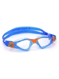 Aqua Sphere Kayenne Junior Clear Goggles - Blue & Orange -Aqua Fit Wear aqua sphere kayenne junior clear goggles blue orange 170970