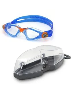 Aqua Sphere Kayenne Junior Clear Goggles - Blue & Orange -Aqua Fit Wear aqua sphere kayenne junior clear goggles blue orange 170970 5