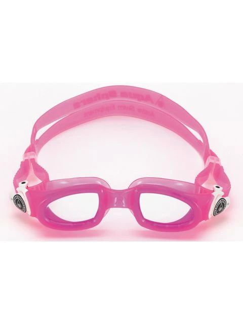 Aqua Sphere Moby Kid Clear Goggles - Pink & White 4 Aqua Sphere Moby Kid Clear Goggles - Pink & White - Image 2