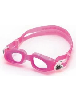 Aqua Sphere Moby Kid Clear Goggles - Pink & White