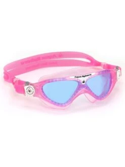 Aqua Sphere Vista Junior Tinted Swim Mask - Pink & White -Aqua Fit Wear aqua sphere vista junior tinted swim mask pink white 188180