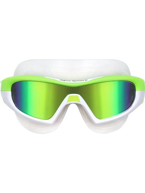 Aqua Sphere Vista Pro Titanium Mirror Goggles - Green & White 5 Aqua Sphere Vista Pro Titanium Mirror Goggles - Green & White - Image 3