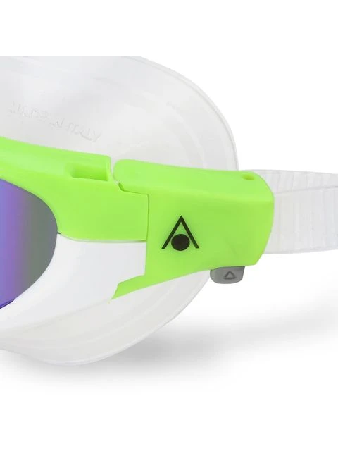 Aqua Sphere Vista Pro Titanium Mirror Goggles - Green & White 8 Aqua Sphere Vista Pro Titanium Mirror Goggles - Green & White - Image 6