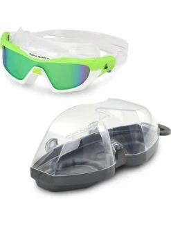 Aqua Sphere Vista Pro Titanium Mirror Goggles - Green & White 16 Aqua Sphere Vista Pro Titanium Mirror Goggles - Green & White -Aqua Fit Wear aqua sphere vista pro titanium mirror goggles green white 187030 6