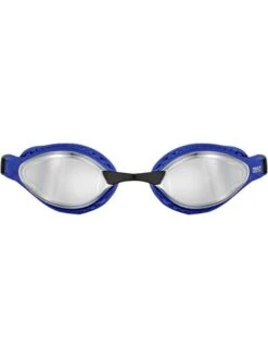 Arena Airspeed Mirror Goggles - Silver & Blue -Aqua Fit Wear arena airspeed mirror goggles silver blue 19 003151 103 1