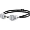 Arena Airspeed Mirror Goggles - Silver & White
