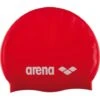 Arena Classic Swim Cap - Red -Aqua Fit Wear arena classic swim cap red 91662 44