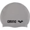 Arena Classic Swim Cap - Silver -Aqua Fit Wear arena classic swim cap silver 91662 51