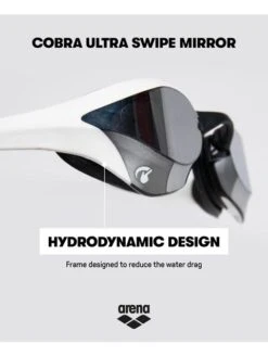 Arena Cobra Ultra Swipe Mirror Goggles - Silver & Pink -Aqua Fit Wear arena cobra ultra swipe mirror goggles silver pink 002507 590 14
