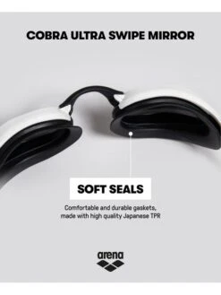 Arena Cobra Ultra Swipe Mirror Goggles - Silver & Pink -Aqua Fit Wear arena cobra ultra swipe mirror goggles silver pink 002507 590 16