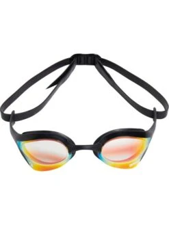 Arena Cobra Ultra Swipe Mirror Goggles - Yellow & Black -Aqua Fit Wear arena cobra ultra swipe mirror goggles yellow black 002507 350 2