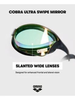 Arena Cobra Ultra Swipe Mirror Goggles - Yellow & Black -Aqua Fit Wear arena cobra ultra swipe mirror goggles yellow black 002507 350 23