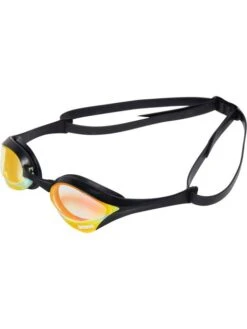 Arena Cobra Ultra Swipe Mirror Goggles - Yellow & Black -Aqua Fit Wear arena cobra ultra swipe mirror goggles yellow black 002507 350 3