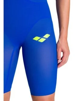Arena Powerskin Carbon Air 2 Kneelength - Blue, Grey & Yellow -Aqua Fit Wear arena powerskin carbon air 2 kneelength blue grey yellow 001128 853 12