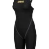 Arena Powerskin Carbon Core FX Kneelength - Black & Gold -Aqua Fit Wear arena powerskin carbon core fx kneelength black gold 003655 105 1