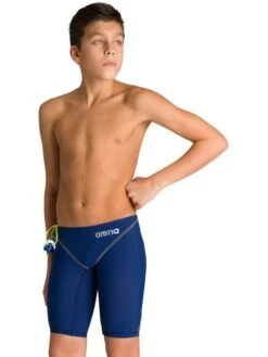 Arena Powerskin ST 2.0 Junior Jammers - Navy -Aqua Fit Wear arena powerskin st 20 junior jammers navy 2a958 75 7
