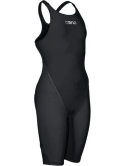 Arena Powerskin ST 2.0 Junior Kneelength - Black -Aqua Fit Wear arena powerskin st 20 junior kneelength black 2a956 50 6