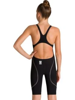 Arena Powerskin ST 2.0 Junior Kneelength - Black -Aqua Fit Wear arena powerskin st 20 junior kneelength black 2a956 50 8