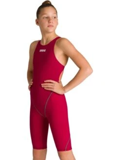 Arena Powerskin ST 2.0 Junior Kneelength - Deep Red -Aqua Fit Wear arena powerskin st 20 junior kneelength deep red 2a956 401 2