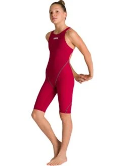 Arena Powerskin ST 2.0 Junior Kneelength - Deep Red -Aqua Fit Wear arena powerskin st 20 junior kneelength deep red 2a956 401 4