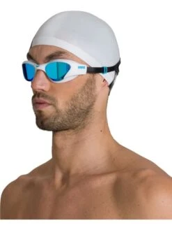 Arena The One Mirror Goggles - White & Black -Aqua Fit Wear arena the one mirror goggles white black 20 003152 100 2