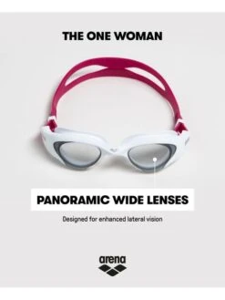 Arena The One Woman Smoke Goggles - White -Aqua Fit Wear arena the one woman smoke goggles white 002756 512 4