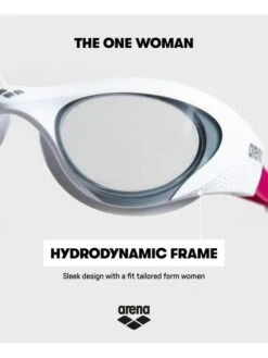 Arena The One Woman Smoke Goggles - White -Aqua Fit Wear arena the one woman smoke goggles white 002756 512 5