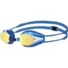 Arena Tracks Junior Mirrored Goggles - Blue -Aqua Fit Wear arena tracks junior mirrored goggles blue 1e560 73