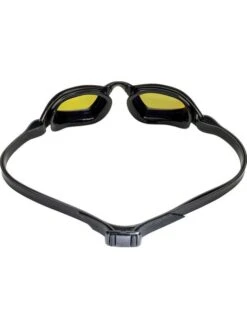 Aqua Sphere Xceed Goggles - Yellow Titanium Mirror/Black/Black -Aqua Fit Wear black 192290 2
