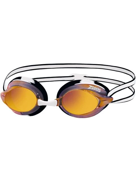 Zoggs Racespex Rainbow Mirror Goggles - Mirrored Orange/White/Black 3 Zoggs Racespex Rainbow Mirror Goggles - Mirrored Orange/White/Black