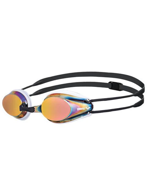 Arena Tracks Mirrored Goggles - White/Copper/Black 3 Arena Tracks Mirrored Goggles - White/Copper/Black