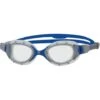 Zoggs Predator Flex Goggles - Clear/Silver/Blue 2 Zoggs Predator Flex Goggles - Clear/Silver/Blue -Aqua Fit Wear blue 461041gyblclrr