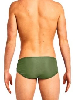 Engine Club Cut Pool Briefs - Army -Aqua Fit Wear engine club cut pool briefs army rscc ar 3