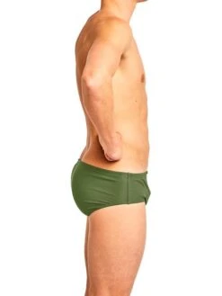 Engine Club Cut Pool Briefs - Army -Aqua Fit Wear engine club cut pool briefs army rscc ar 4