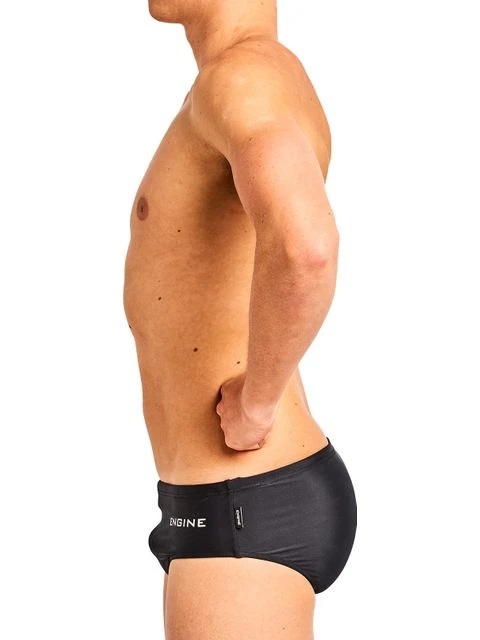Engine Club Cut Pool Briefs - Black 4 Engine Club Cut Pool Briefs - Black - Image 2